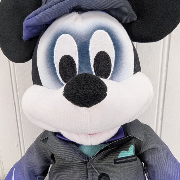 Disney Mickey Mouse Haunted Mansion Ghost Plush 18" Stuffed Animal 2022 Spooky - Picture 2 of 10